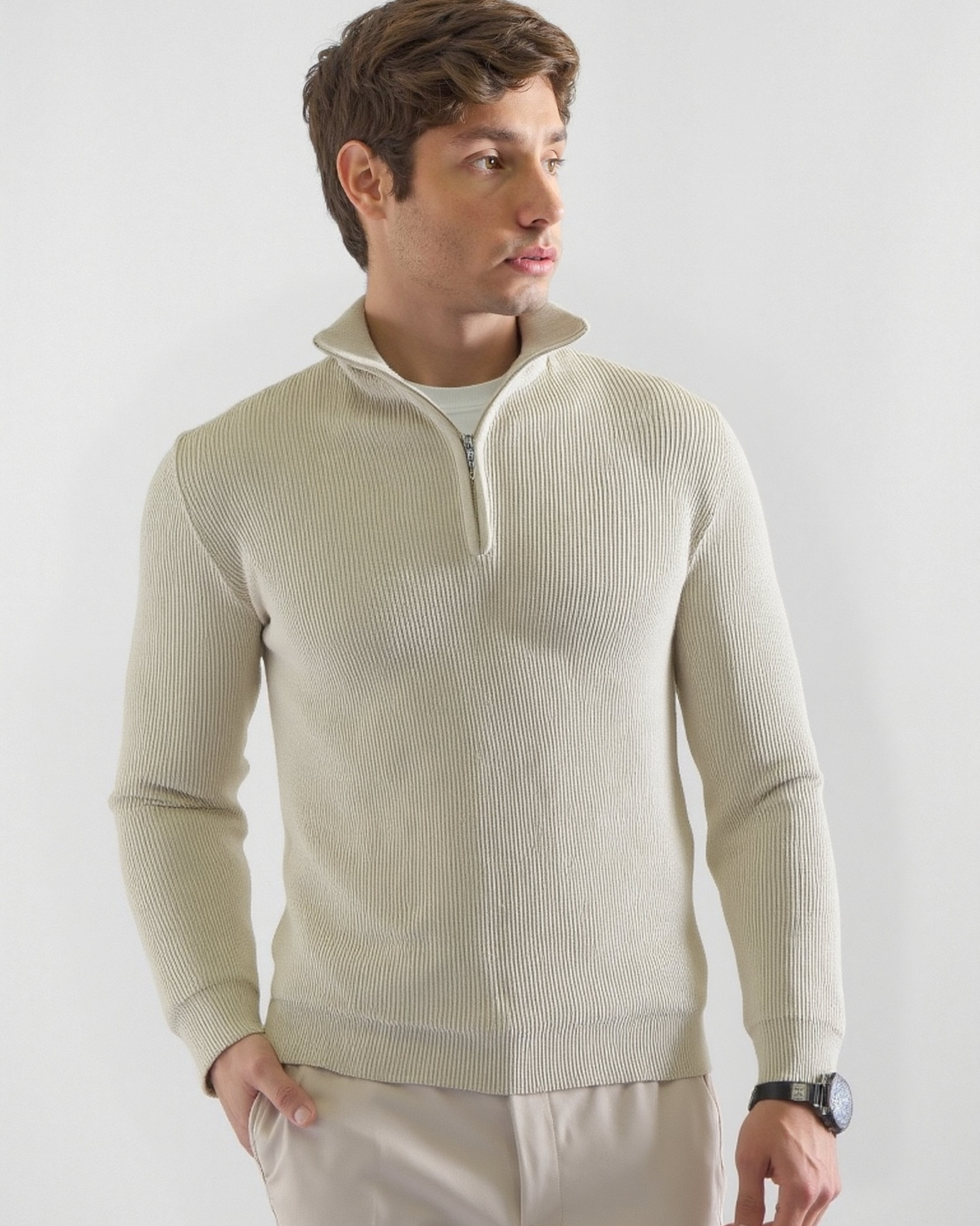 Bleecker Sweater Semi Cierre - Regular Fit