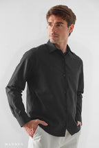 Camisa Sutton de tela premium – Slim Fit