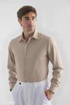 Camisa Sutton de tela premium – Slim Fit
