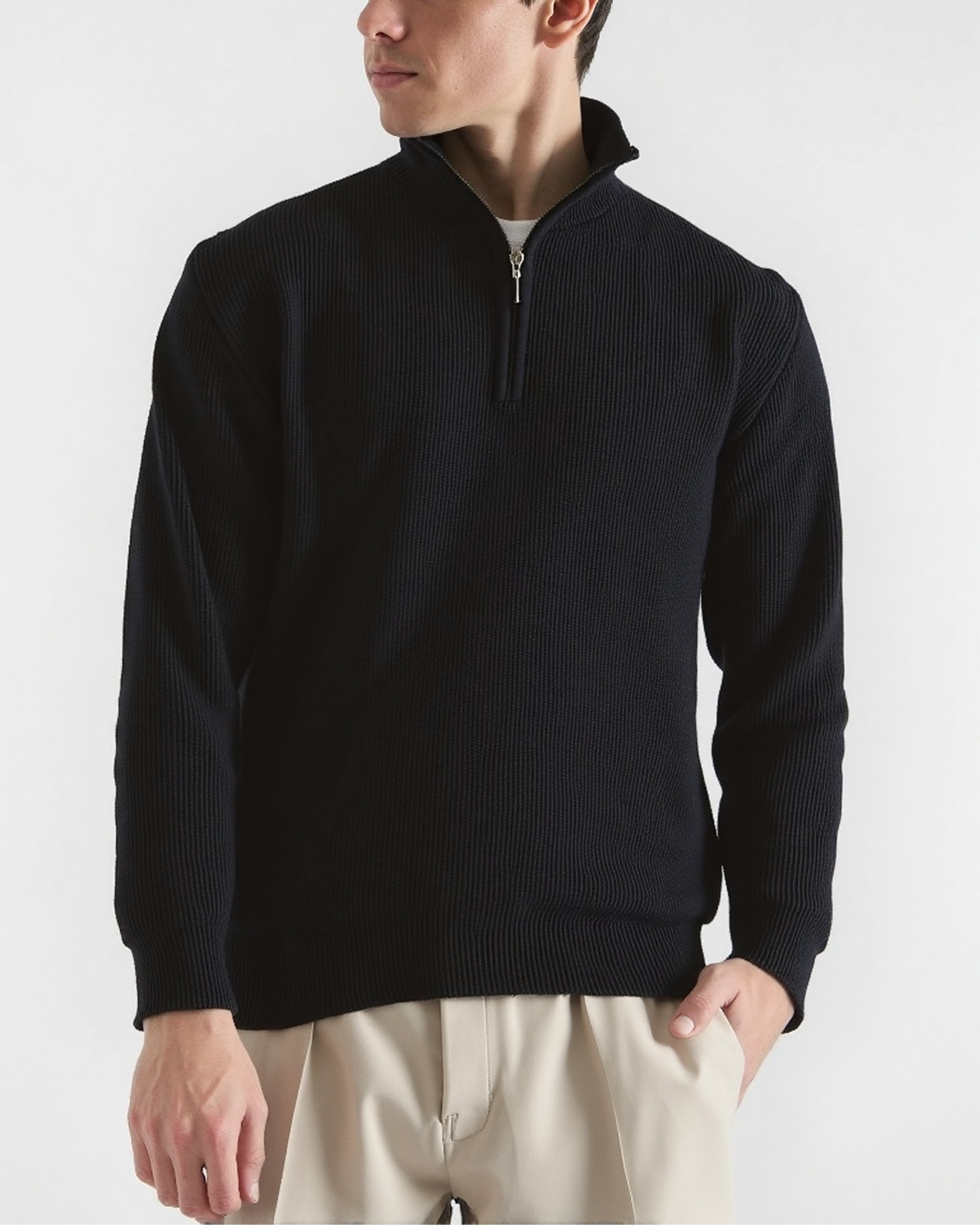 Bleecker Sweater Semi Cierre - Regular Fit