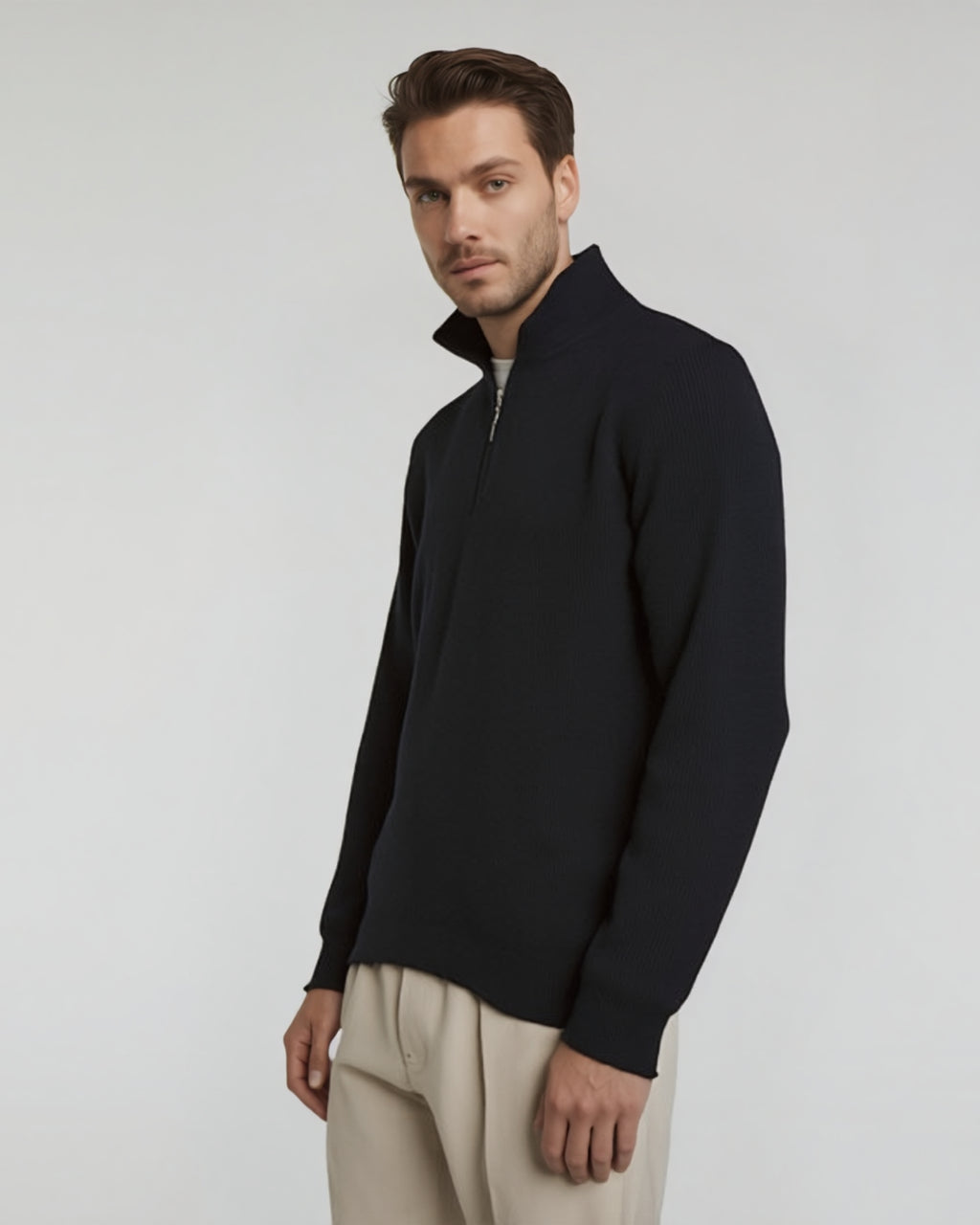 Bleecker Sweater Semi Cierre - Regular Fit