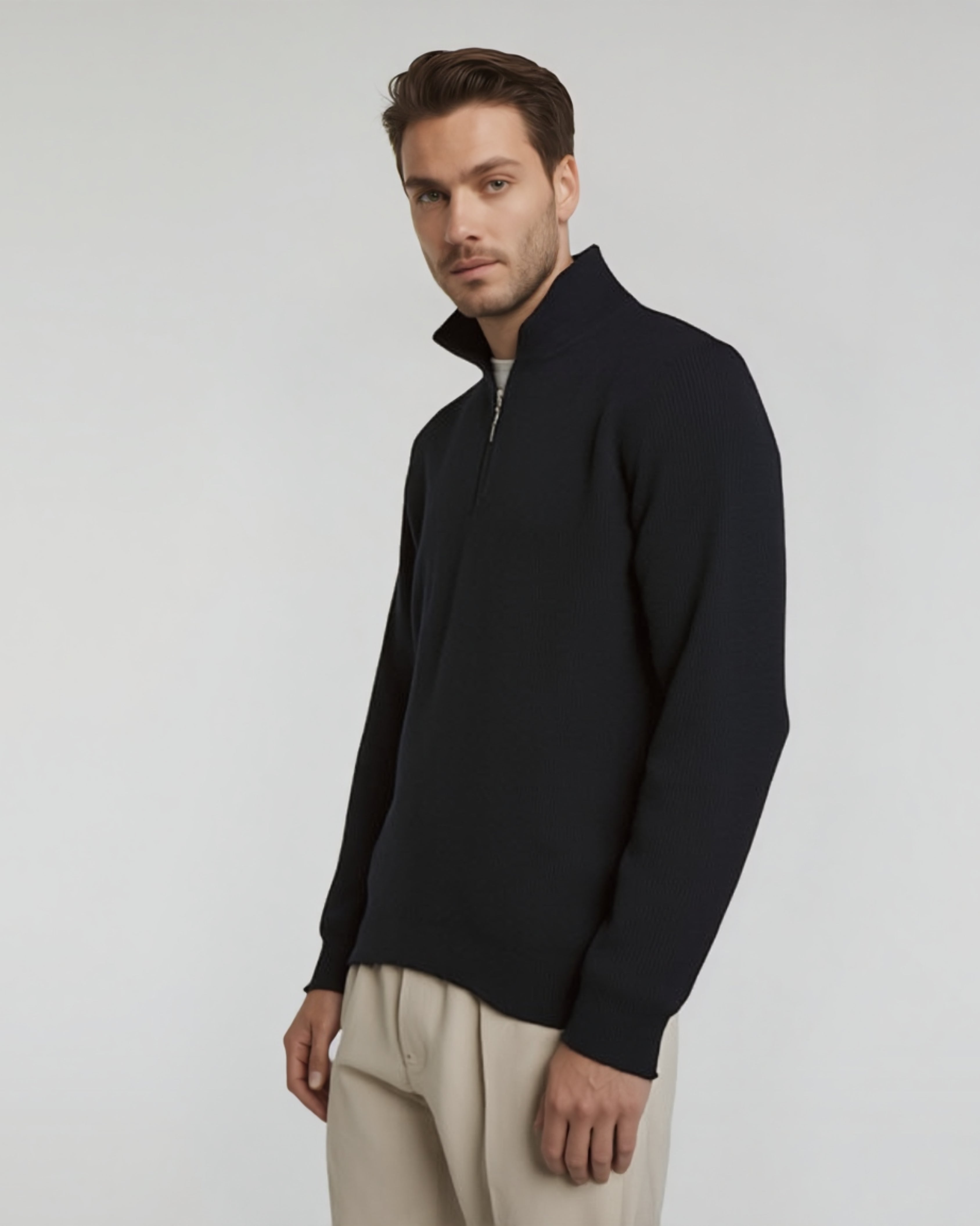 Bleecker Sweater Semi Cierre - Regular Fit