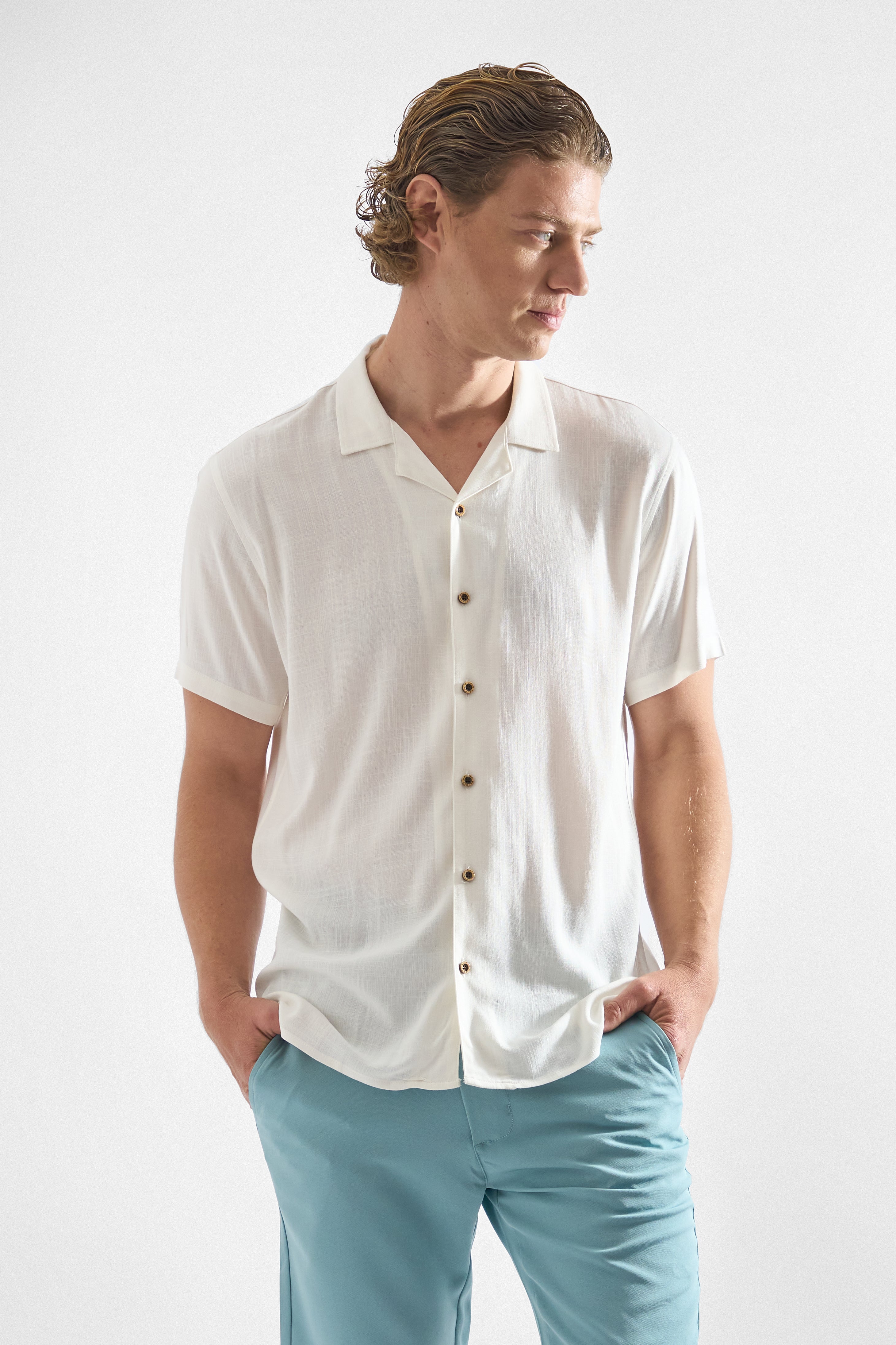 Camisa Cuello Cubano