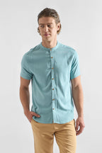 Camisa de Lino Manga Corta