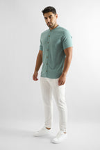 Camisa de Lino Manga Corta