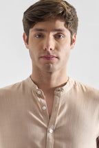 Camisa de Lino Manga Larga