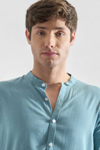 Camisa de Lino Manga Larga