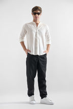 Camisa de Lino Manga Larga