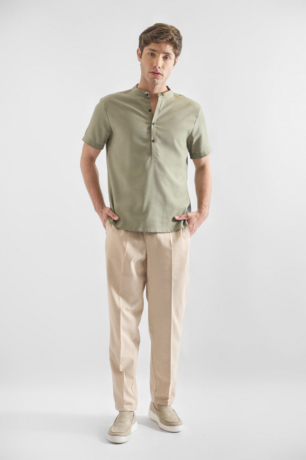 Pantalones de Lino Old Money – Mediterranean
