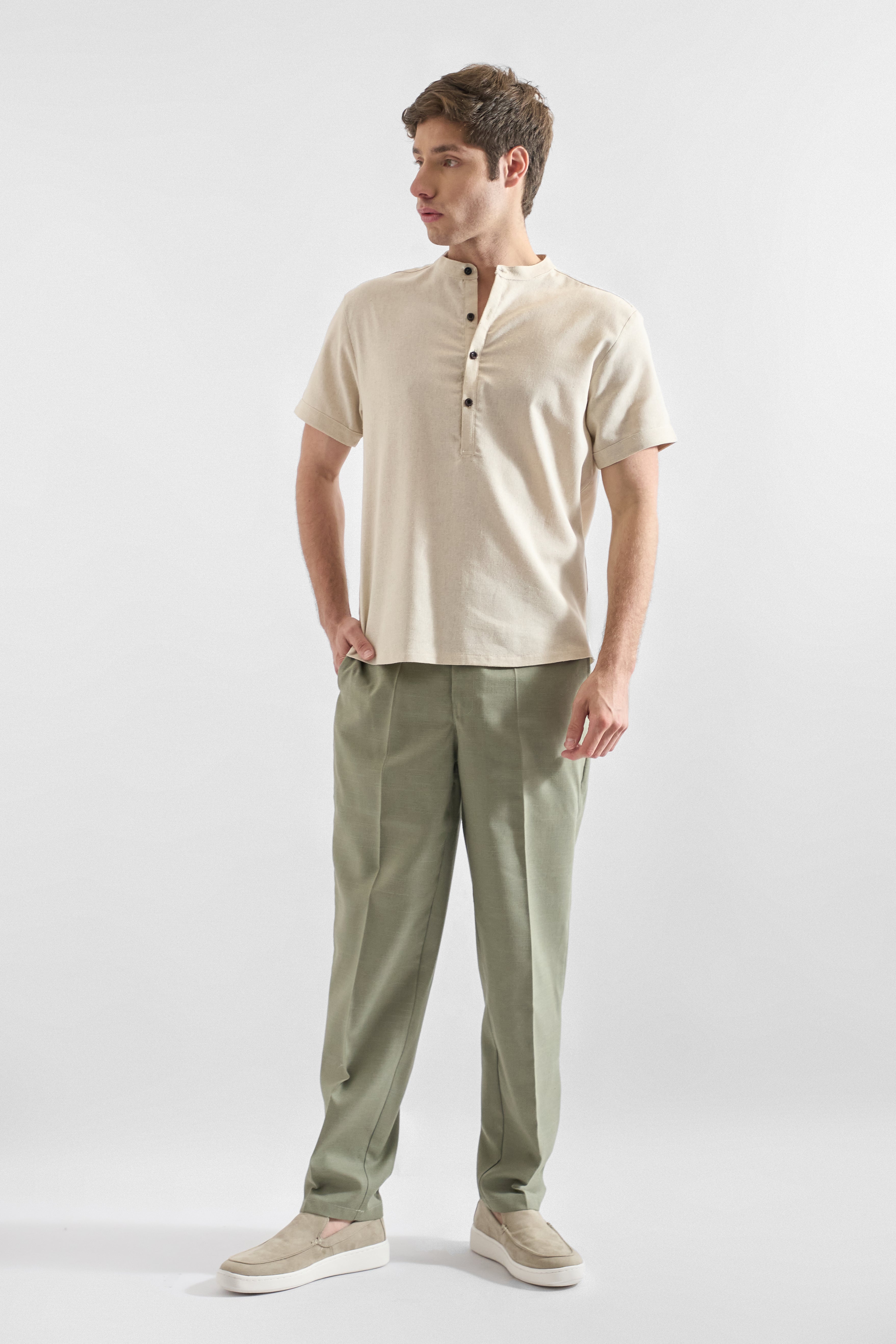 Pantalones de Lino Old Money – Mediterranean