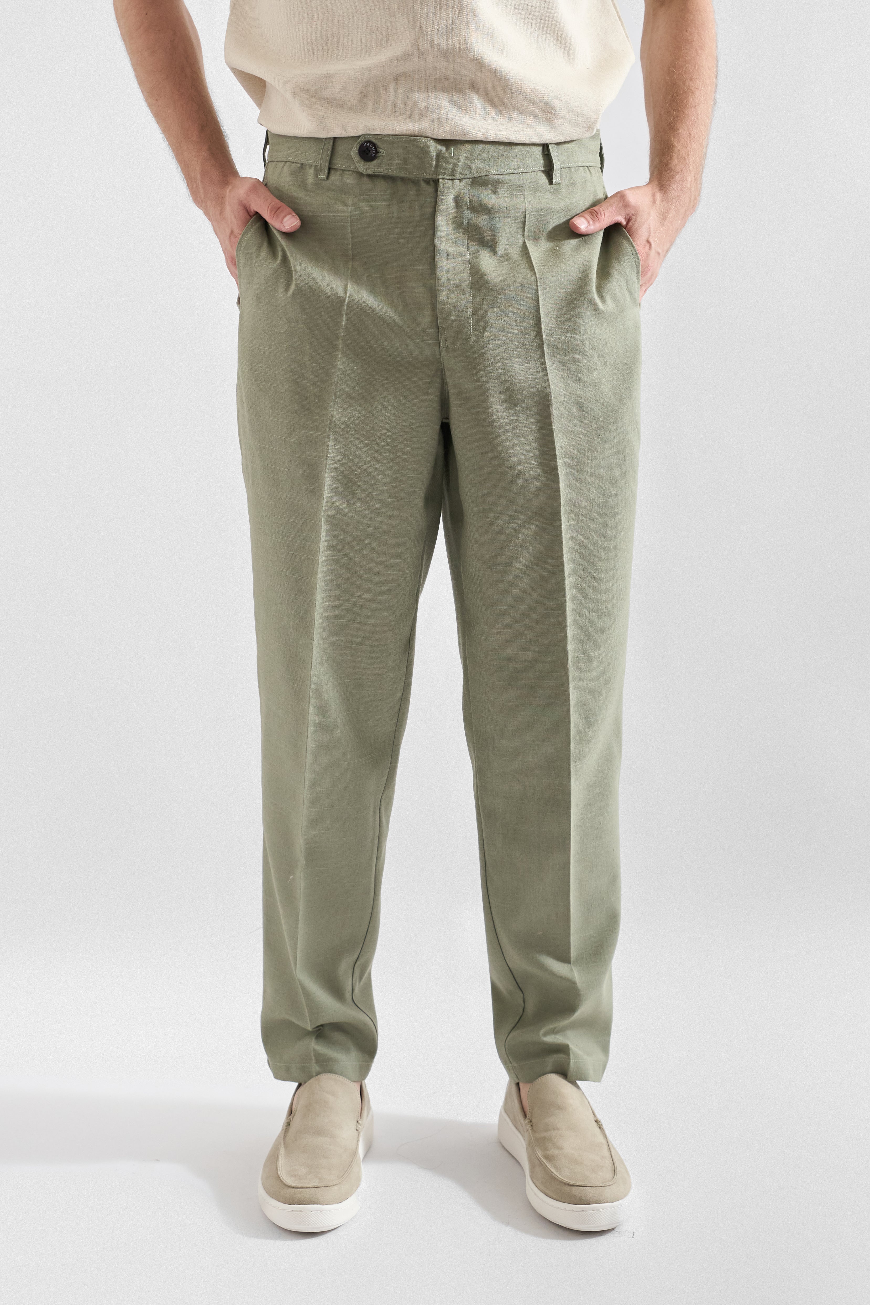 Pantalones de Lino Old Money – Mediterranean