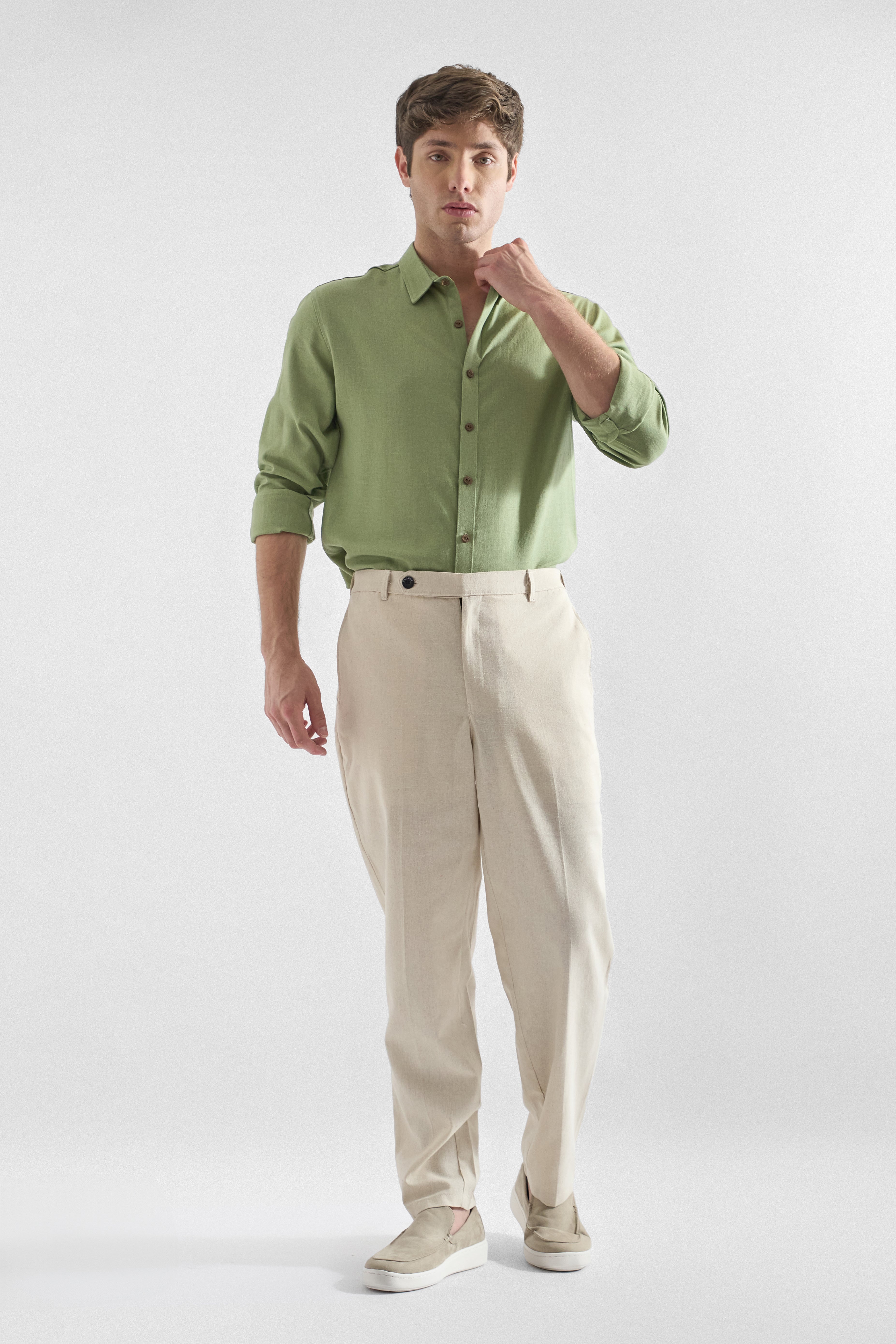Pantalones de Lino Old Money – Mediterranean