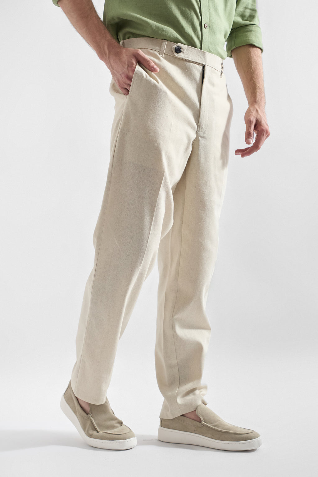Pantalones de Lino Old Money – Mediterranean