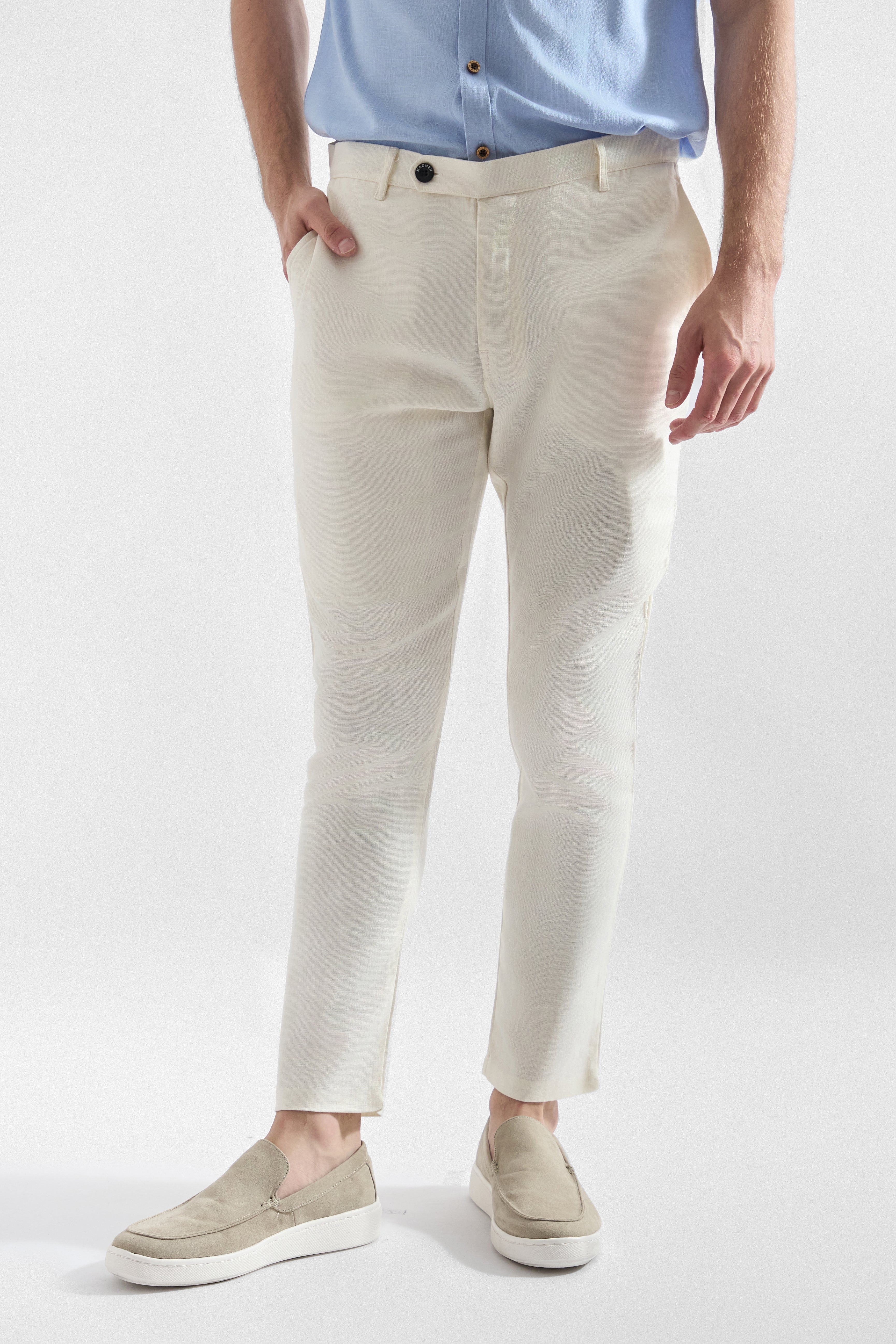Pantalones de Lino 100% Natural – Colección Dansk Efterår