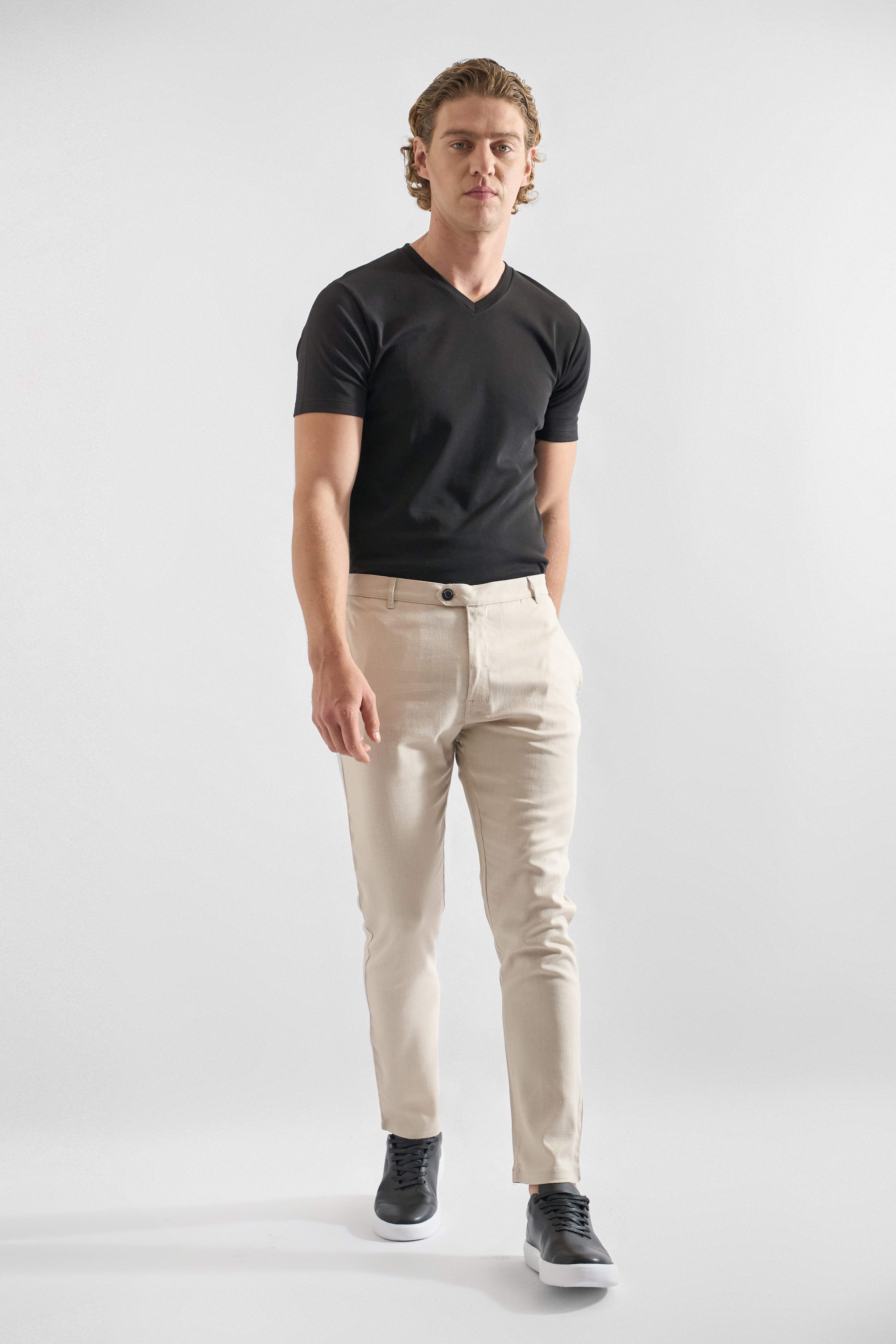 Pantalones de Lino 100% Natural – Colección Dansk Efterår