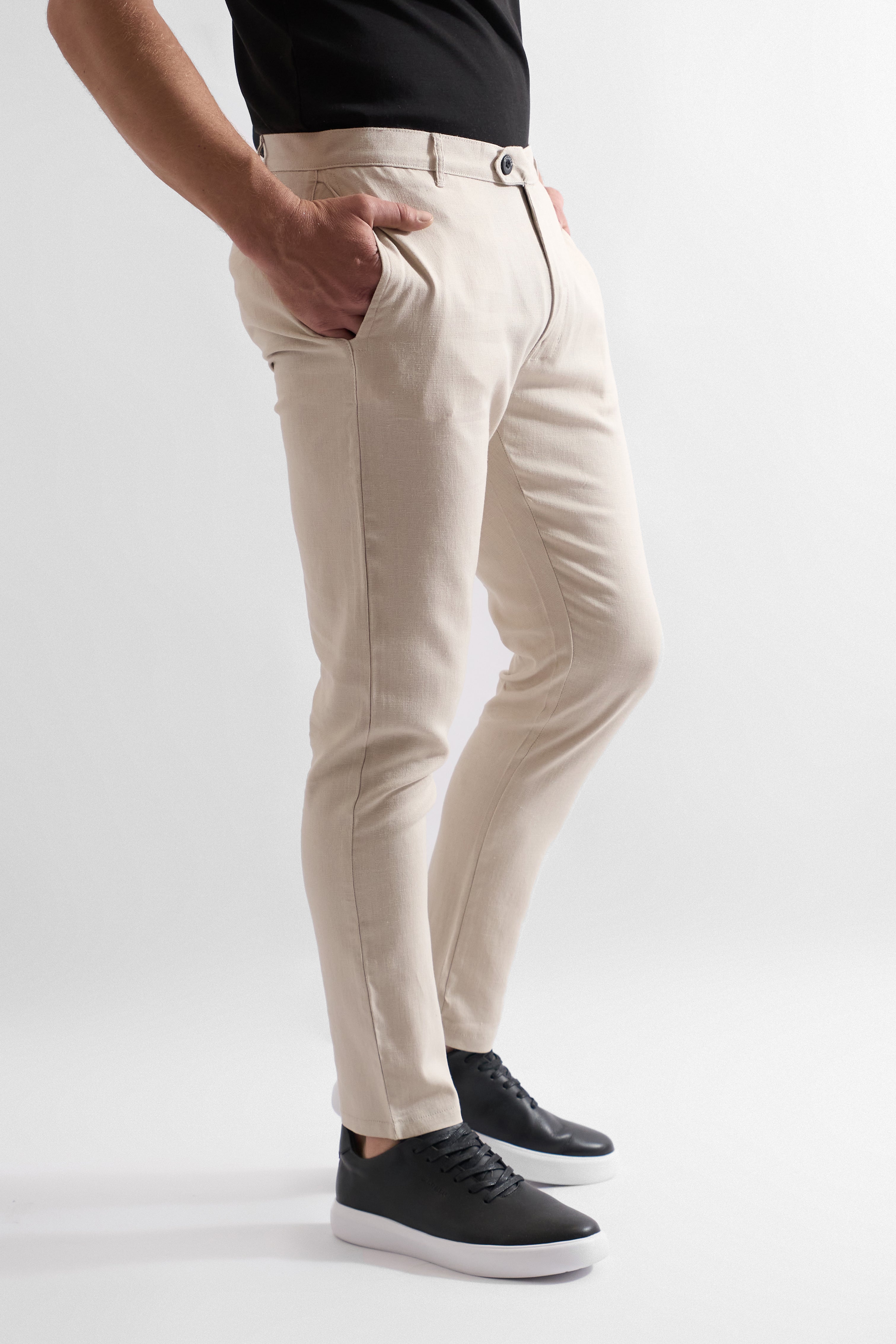 Pantalones de Lino 100% Natural – Colección Dansk Efterår