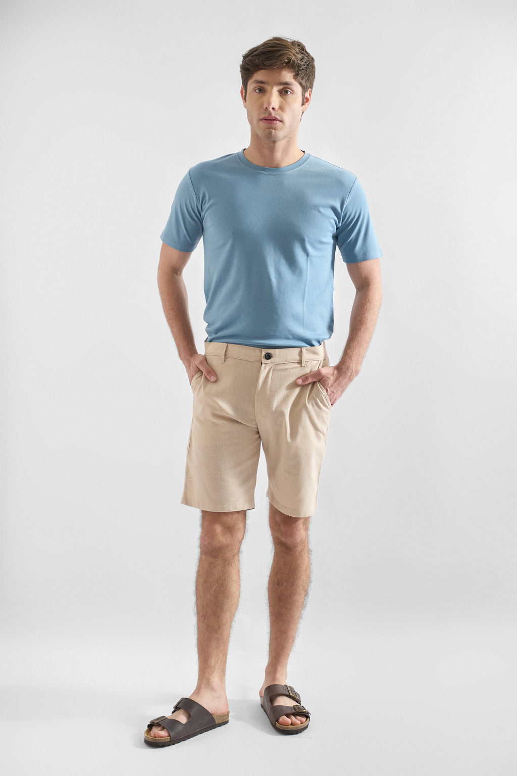 Shorts de Lino Mediterranean