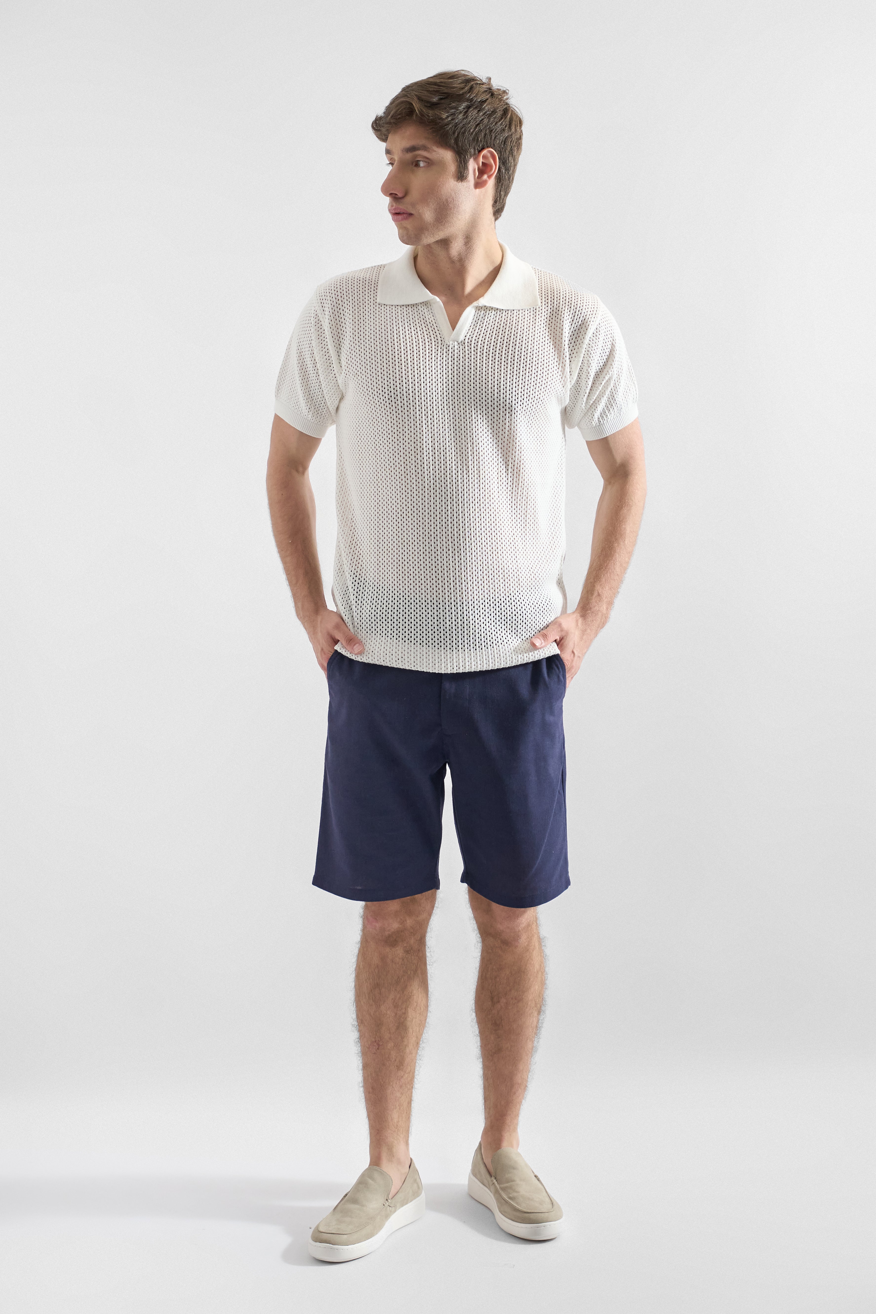 Shorts de Lino Mediterranean